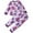 Purple, variant on Ccpelsie Big/Little Kid Girl Clothes Ruffle Sleeve High Low Top and Pants Fall Winter Outfit Set(Purple,7-8 Years)