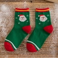 thumbnail image 4 of Fgnfyis Christmas 5 Pairs of Cartoon Baby Girls Boys Children's Socks for Women and Men Mid-Crew Socks Red, 4 of 9