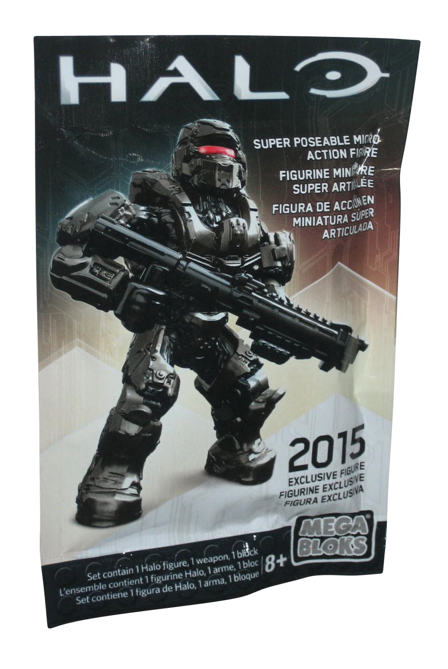 Halo Mega Bloks Series 2 Red UNSC Spartan II with Carbine 