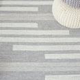 thumbnail image 6 of SAFAVIEH Striped Kilim Eamon Striped Area Rug, Silver/Grey, 4' x 6', 6 of 8