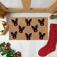 thumbnail image 2 of Christmas Door Mat Reindeer Christmas Welcome Door Mats Holiday Entrance Carpet For Kitchen Bathroom Indoor Outdoor Floor Mat, 2 of 4