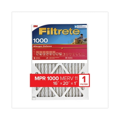 Allergen Defense Air Filter, 16 x 20 | Bundle of 5 Each
