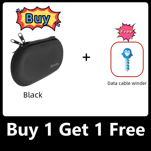 EVA Anti-shock Hard Case Bag For PSV 1000 PS Vita GamePad For PSVita 2000 Slim Console Carry Bag For SF2000 Handheld Game Buy 1 Get 1 Free Bundle 1