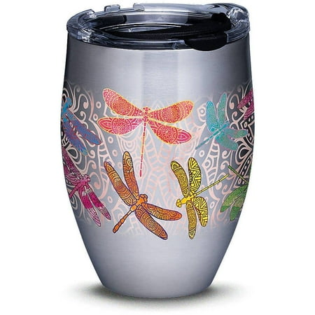 Tervis 12 oz. Stainless Steel Dragonfly Mandala Tumbler One Size Pink/green/blue/yellow
