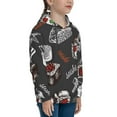 thumbnail image 3 of Kll Unisex Kids Boys Girls Hooded Pocket Pullover Hoodies-Japanese Sushi Hashi, 3 of 9