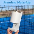 thumbnail image 6 of Tennis Water Bottle Rack | Outdoor Towel Storage Organizer | Durable Plastic Construction, Easy Install, Space-Saving Design | Multicolor | 7.32x3.34x2.59 in, 6 of 6