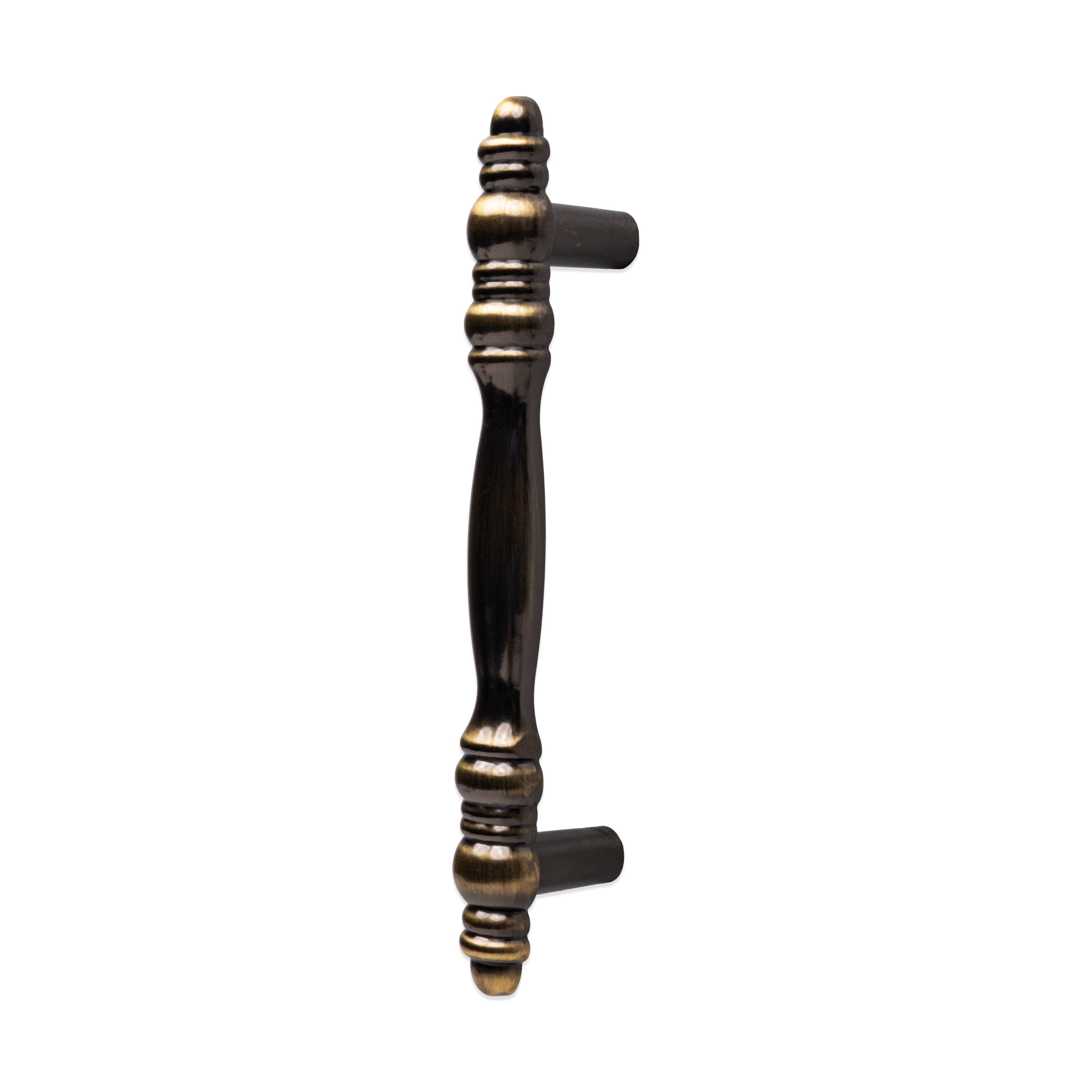 (2 pack) Mainstays 3" (76mm) Center-to-Center Traditional Cabinet Pull, Antique Brass, 6 Pack