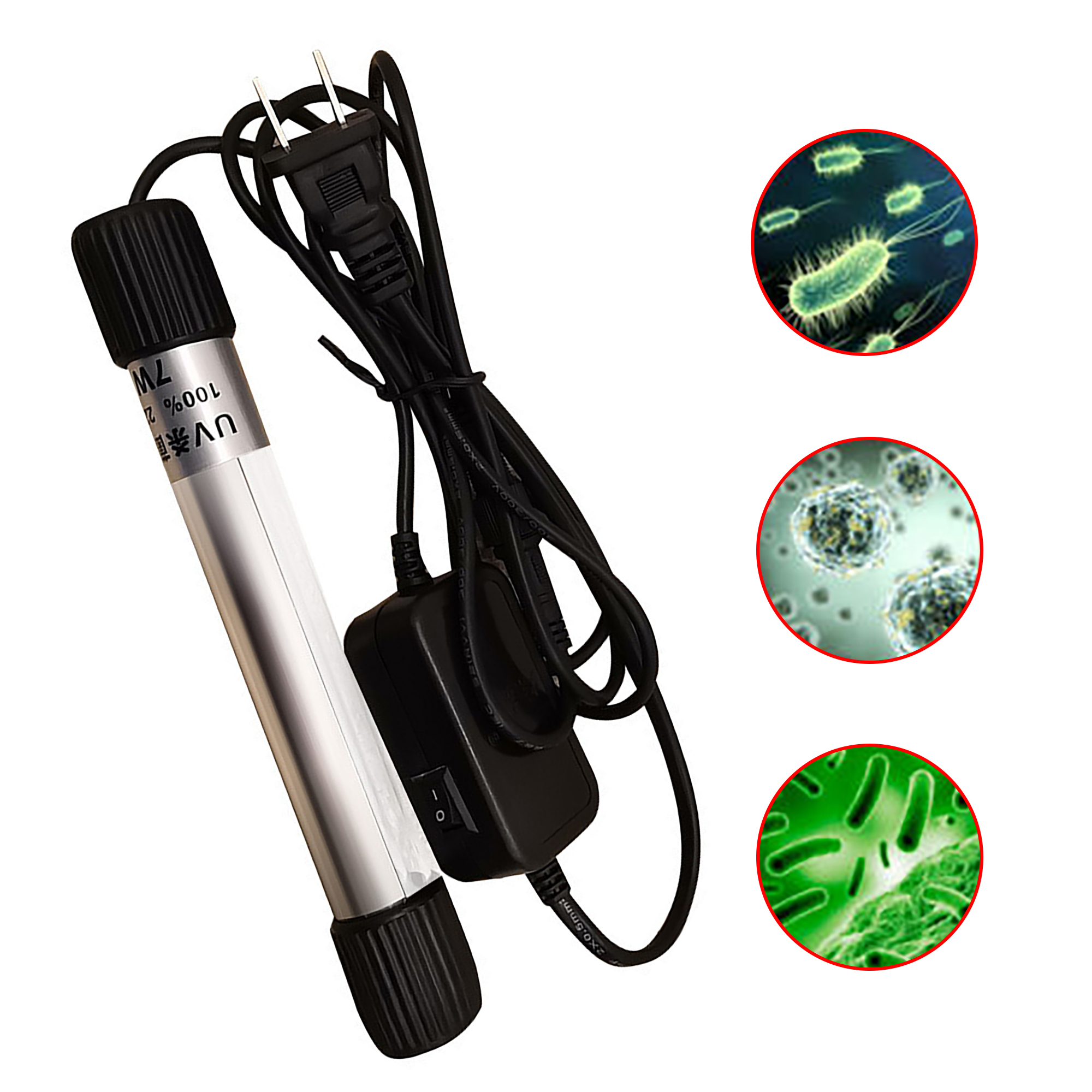 Portable LED UV UVC Disinfection Lamp Germicidal Sterilizer Light Tube