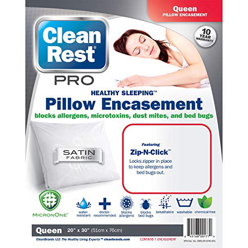 Clean Rest PRO Bed Bug Waterproof & Allergen Blocking Box Spring Encasement 