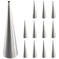 thumbnail image 1 of Cream Horn Molds 12Pcs Large Size Baking Cones Stainless Steel Roll Horn Forms Conical Danish Pastry, 1 of 5