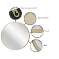 thumbnail image 6 of Infinity Instruments Calliope Matte Khaki 20 inch Wall Mirror, 6 of 7