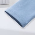 thumbnail image 7 of LZHGirlshop Unisex Toddler Baby Pullover Boys Girls Long Sleeve Soft Turtleneck High Neck Solid T-Shirt Tops Kids Cotton Shirt,Blue,18-24M, 7 of 7