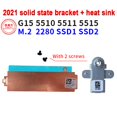 thumbnail image 2 of New SSD Bracket Storage Card Heatsink For DELL G15 5511 5510 5515 M.2 bracket, 2 of 6