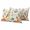 Beige, variant on Fall Leaves Outdoor Pillow Covers 20"x12" Set of 2,Waterproof Throw Pillow Covers for Patio Furniture,Autumn Thanksgiving Fox Hedgehog Owl Retro Decorative Cushion Pillowcases for Garden Couch Sofa