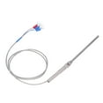 thumbnail image 2 of Mgaxyff Probe Thermocouple,BERM 100mm Probe Thermocouple PT100 Temperature Sensor Probe 0‑400℃ 1 Meter Length,Temperature Transducer Probe, 2 of 8