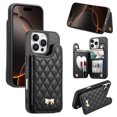 thumbnail image 1 of FOXDOCK Étui Portefeuille pour iPhone 12 Pro Max avec Porte-Cartes et Miroir, Support Ajustable Antichoc, 1 of 6