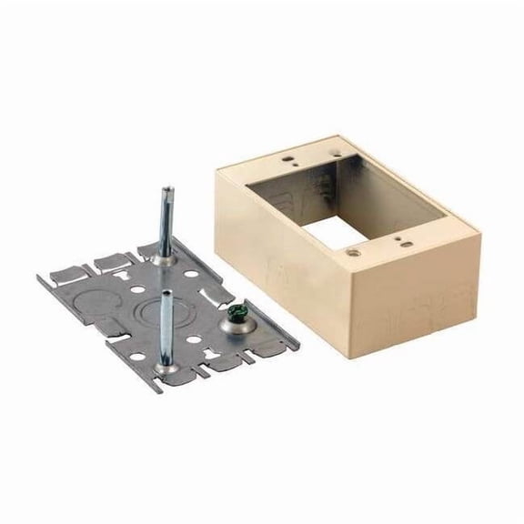 Hubbell Wiring Device-Kellems Switch and Receptacle Box,Ivory HBL5744SIVA