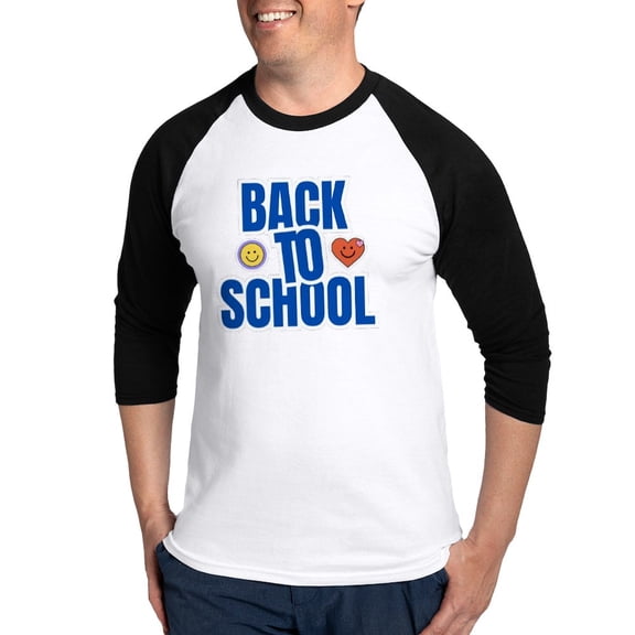 CafePress - Back To School T Shirt - Cotton Baseball Jersey, 3/4 Raglan Sleeve Shirt
