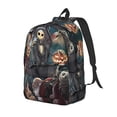thumbnail image 1 of Goofa The Nightmare Before Christmas Pattern Durable Canvas Daypack - High-Quality Vintage Backpack, Compact & Versatile for Travel and Everyday Use-Small, 1 of 5