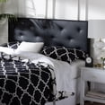 thumbnail image 3 of Baxton Studio Baltimore Faux Leather Tufted King Panel Headboard, 3 of 5