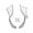 Silver, variant on Motorcycle Rear View Mirrors Rearview Side Mirrors Angle Adjustable Universal for Motocross Motorbike Bicycle Powersports