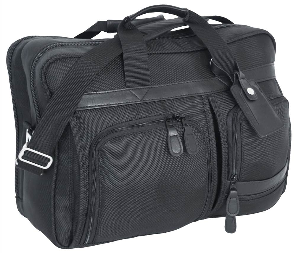 Mercury Luggage Ballistic Nylon Attache Multi Pocket Case Walmart