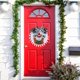 thumbnail image 2 of Adornos navideños Corona navideña Adornos para árbol de Navidad Decoraciones para colgar en la puerta (Reno), 2 of 3
