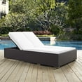 thumbnail image 4 of Convene Double Outdoor Patio Chaise - Espresso Orange, 4 of 6