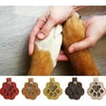 thumbnail image 2 of Paw Keys, Pawkeys, Handcrafted Leather Keepsake, Pet Hair Keychain for Dog Cat, The Paw Print Keepsake, 2 of 7