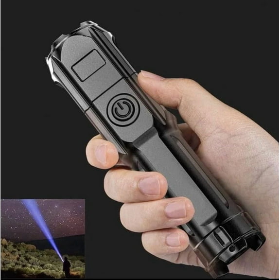 Super Bright Led Tactical Flashlight Military Led Torch Zoomable Police Lamp Us
