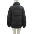 thumbnail image 7 of Winter Coat Women Casual Windproof Down Cotton Coat Warm Thickened Jacket Solid Outwear All-match Loose Tops Clothing, 7 of 7