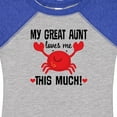thumbnail image 4 of Inktastic My Great Aunt Loves Me Boys or Girls Baby Bodysuit, 4 of 5