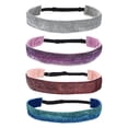 thumbnail image 2 of Miangastore Sports Head Wrap Silver Cloth 4Pcs 9.3x1In, 2 of 8