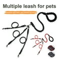 thumbnail image 2 of Visland 3-Way Adjustable Nylon Dog Leash Kit with Multi-Handle Wear-Resistant Rope Straps Removable 360-degree Rotation Buckle Pet Traction Rope for Medium Large Dogs, 2 of 8