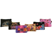 Angle View: Canvas Corp LB4880 Cosmetic Bag Zipper Top Assortment, 9 by 1 by 6-Inch, Feline Minis