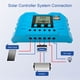 thumbnail image 5 of M Buder Controlador de Carga Solar Inteligente PWM 12V/24V 20A con Doble Puerto USB y Pantalla LCD Clara (14.0 cm / 5.5 inches), 5 of 9