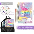 thumbnail image 2 of Cuaderno de Pop para Niños y Diario Fidget para Niñas xiaomianyang 8.5x5.3 Pulgadas 160 Páginas con Líneas y 6 Bolígrafos Multicolores, 2 of 3