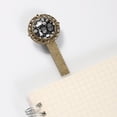 thumbnail image 3 of Black and White Easter Antique Bronze Lace Bookmark - Reading Accessory for Book Lovers, 3 of 5