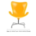thumbnail image 3 of Weiweiguan Mini Chaise Miniature Chaise Oeuf Modèle Mini Maison Fauteuil Déco Mini Maison Ornement, 3 of 7