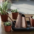 thumbnail image 3 of LOVIVER Rétro Arrosoir en Acier Inoxydable Bouilloire pour Bureau Plantes Fleur bronze bronze 900ml, 3 of 8