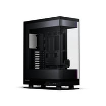 Phanteks Evolv X2, Mid-Tower Gaming Chassis, Vertical Cooling System, See-through Tempered Glass Chassis, Brushed Aluminum interior panel with Integrated D-RGB Lighting, Brushed Black