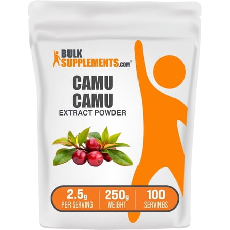 BulkSupplements Camu Camu Powder - Superfood Powder, Fruit Powder, 2.5g per Serving, 250g (8.8 oz)