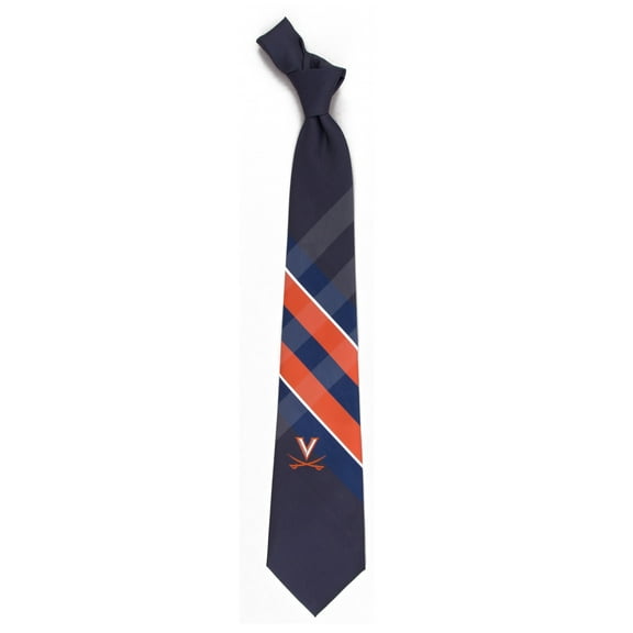 Virginia Cavaliers Woven Grid Tie