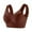 25# Brown, variant on Zenchic Bra - Seamless Powerful Push Up Wireless Bra Lift Full-Figure Posture Correcting Bra Ice Silk Anti Sagging Bra Red 3X-Large