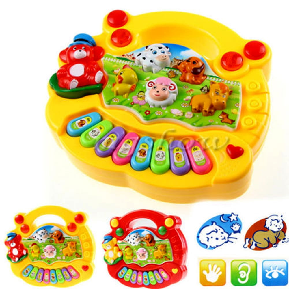 Baby Kids Development Educational Music Musical Animal Farm Piano Sound Toy New 
