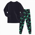thumbnail image 4 of HFHAPW Toddler Girl Boys Pajamas Set Kids PJs Fall Winter Sleepwear 2 Piece Long Sleeve Top and Pants Jammies, 4 of 8