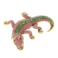 thumbnail image 2 of Large Alligator Rhinestone Brooch, 2 of 4