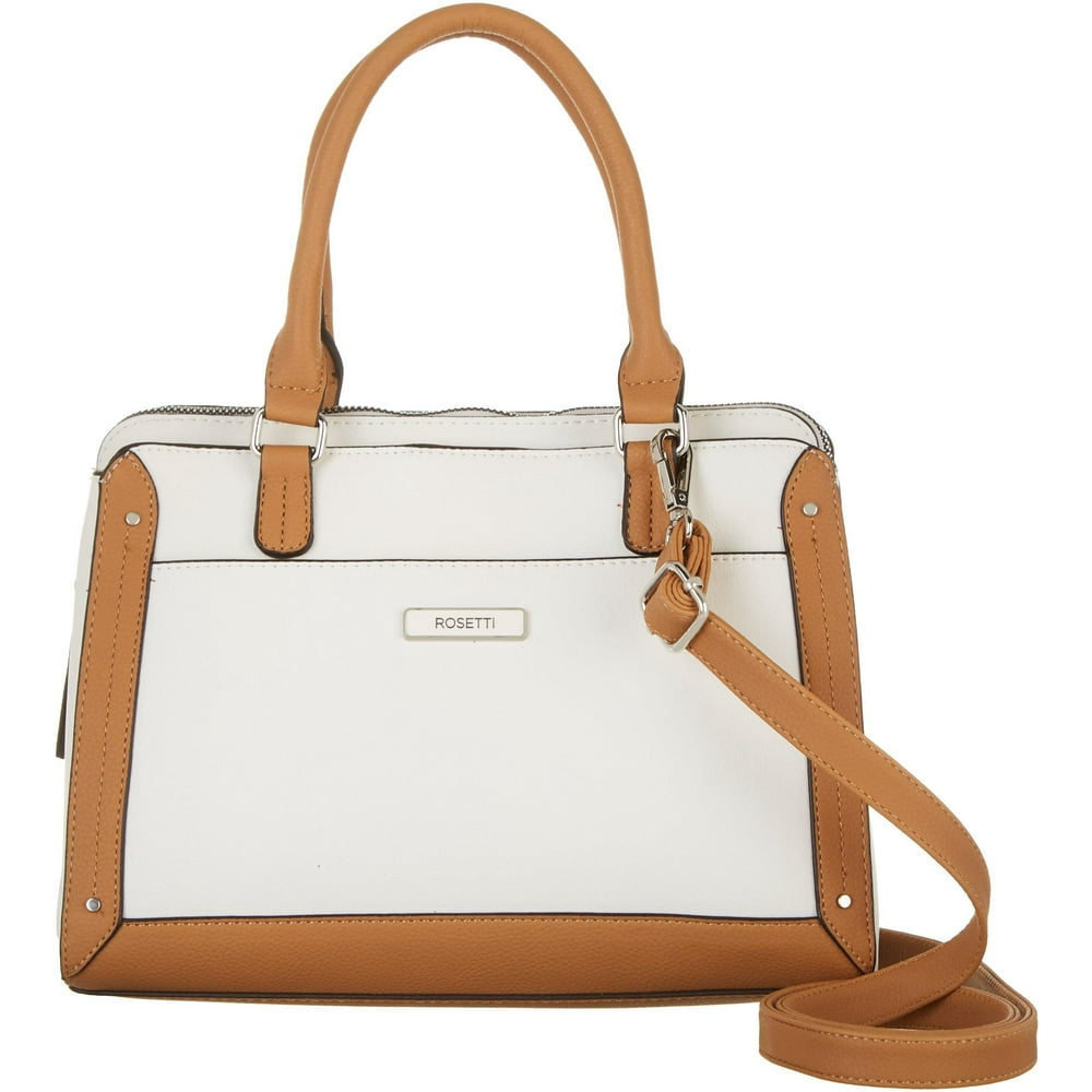 Rosetti Irene Solid Satchel Handbag One Size White - Walmart.com ...
