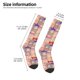 thumbnail image 2 of Fotbe Cute Lamas Calcetas Divertidas Estampadas para Hombre y Mujer, Calcetas de Algodón hasta la Rodilla para Caminar, Correr, Enfermería y Embarazo, 2 of 6