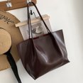 thumbnail image 4 of Bolso extra grande de cuero vegano Bolso de compras de fin de semana para mujer Bolso de mano Bolso de viaje MFZFUKR BST3008660-3, 4 of 6